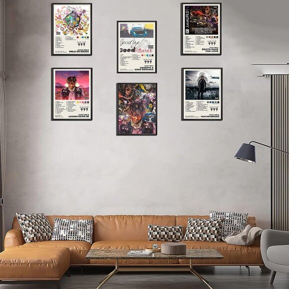 Juice Wrld Canvas Posters 8X12 Set of 6 (SKU: 57MI) - Picture 4 of 6
